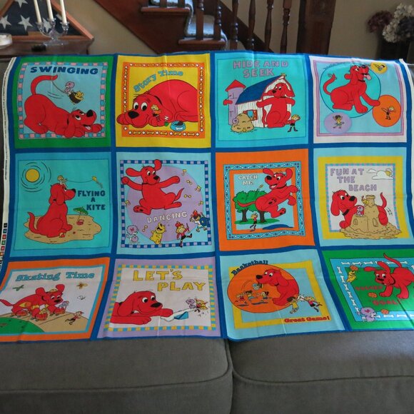 Cranston Other - Vintage Cranston Clifford Red Dog Baby Soft Book Fabric Wall Panel Quilt To Sew